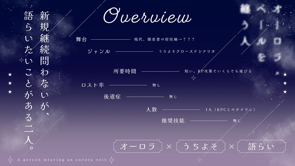 CoC「オーロラ・ベールを纏う人」SPLL:E192452