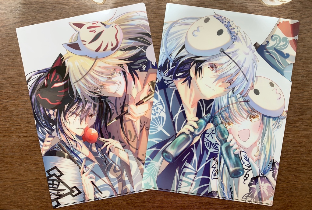 クリアファイル ぬらりひょん 鯉伴 麦穂星 Booth