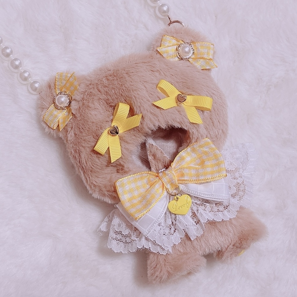 ギンガムリボンテディベア