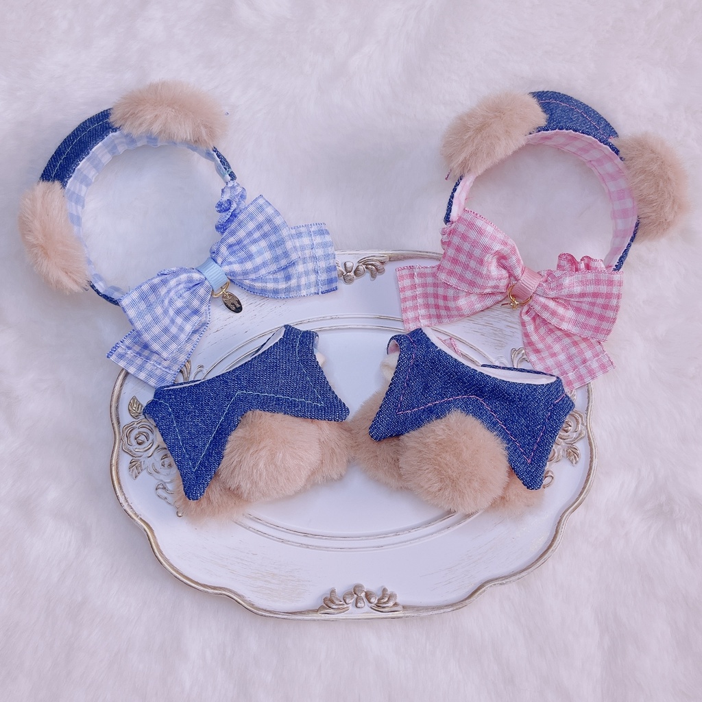 くまとうさぎのお洋服たち