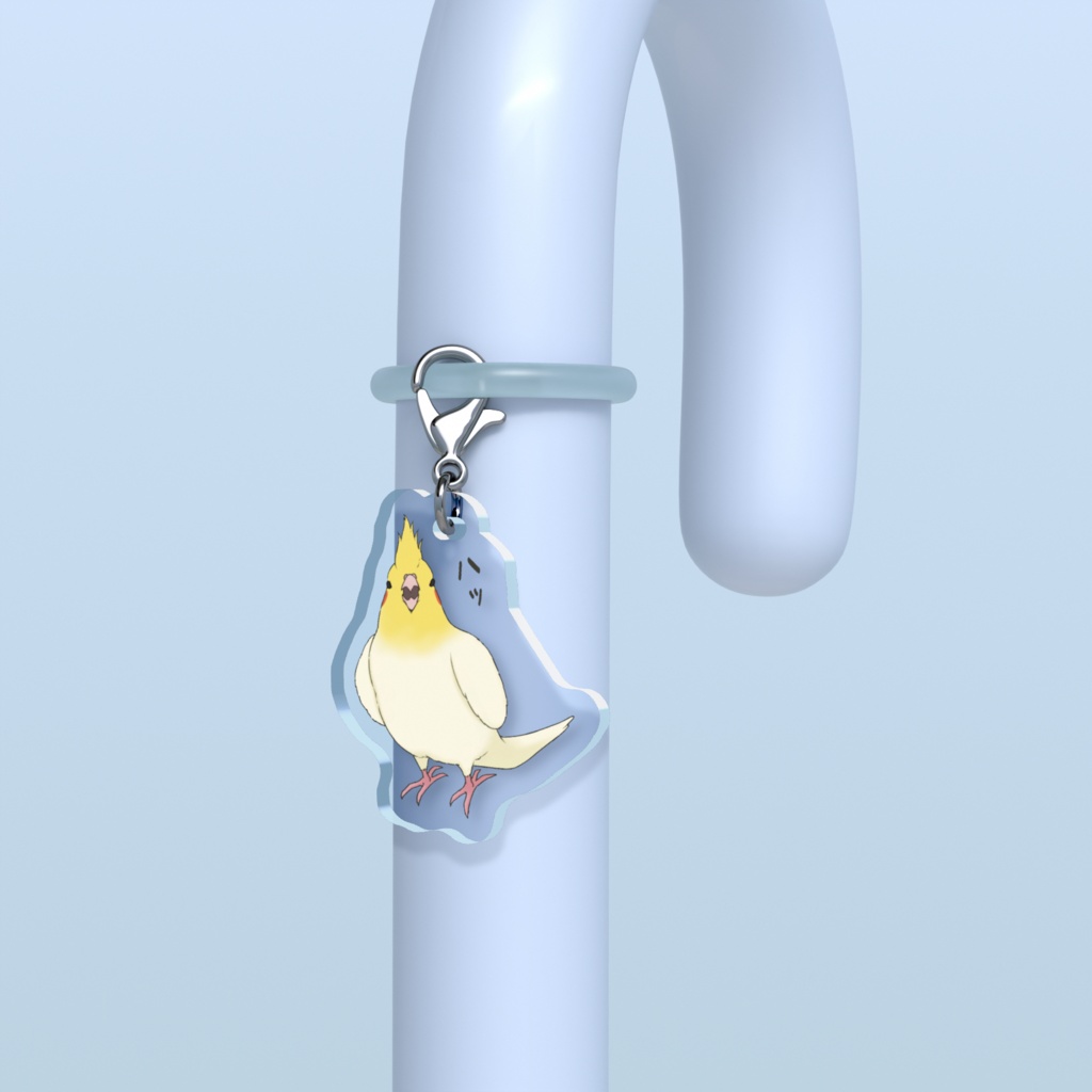 オカメインコ威嚇めじるしチャーム