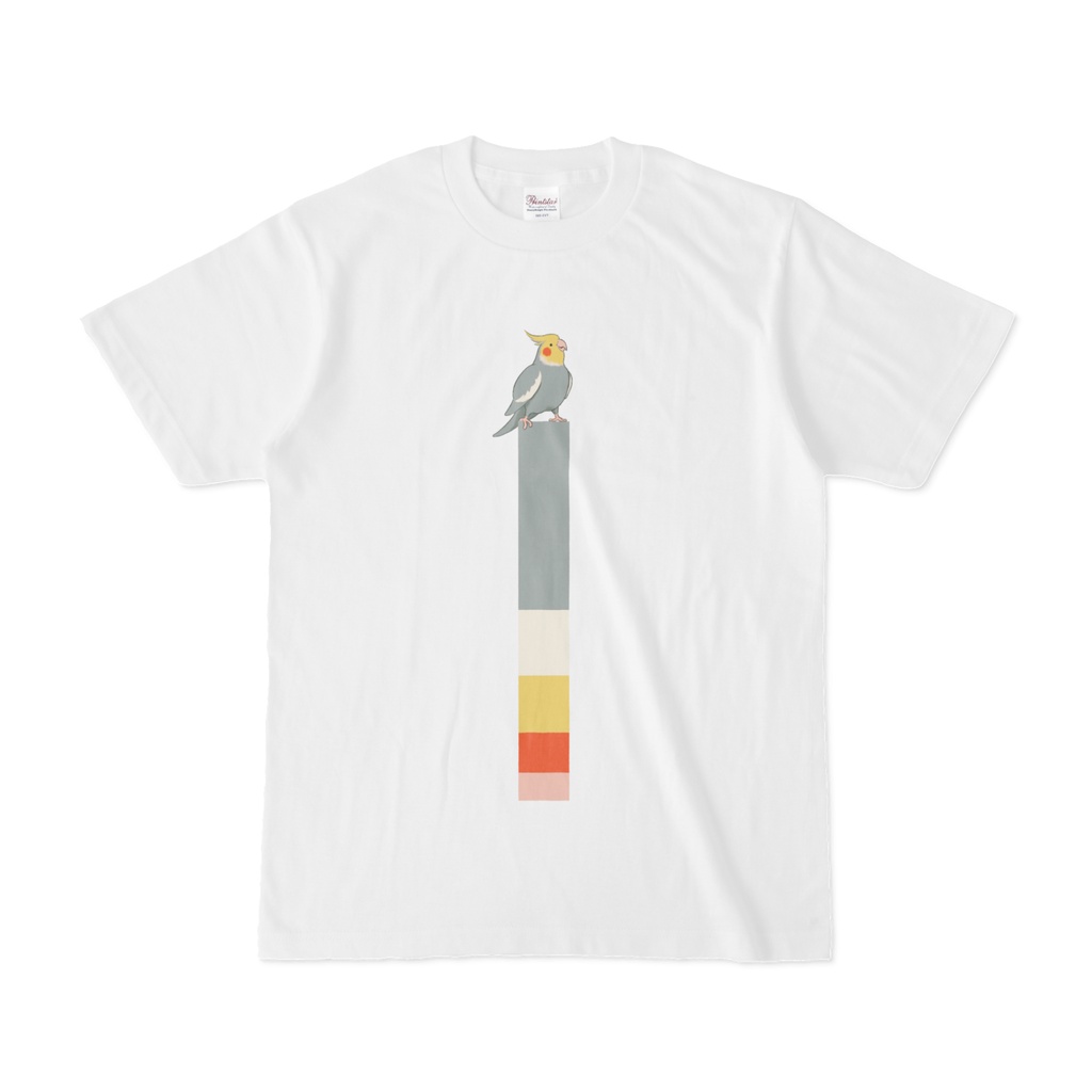 オカメインコカラーバーTシャツ(ノーマル)