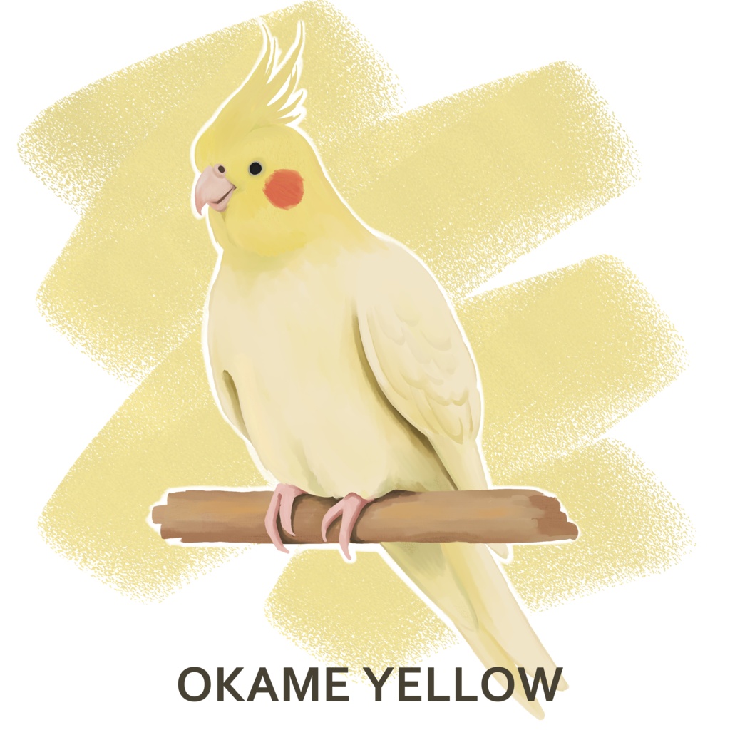 推し鳥カラートートバッグ