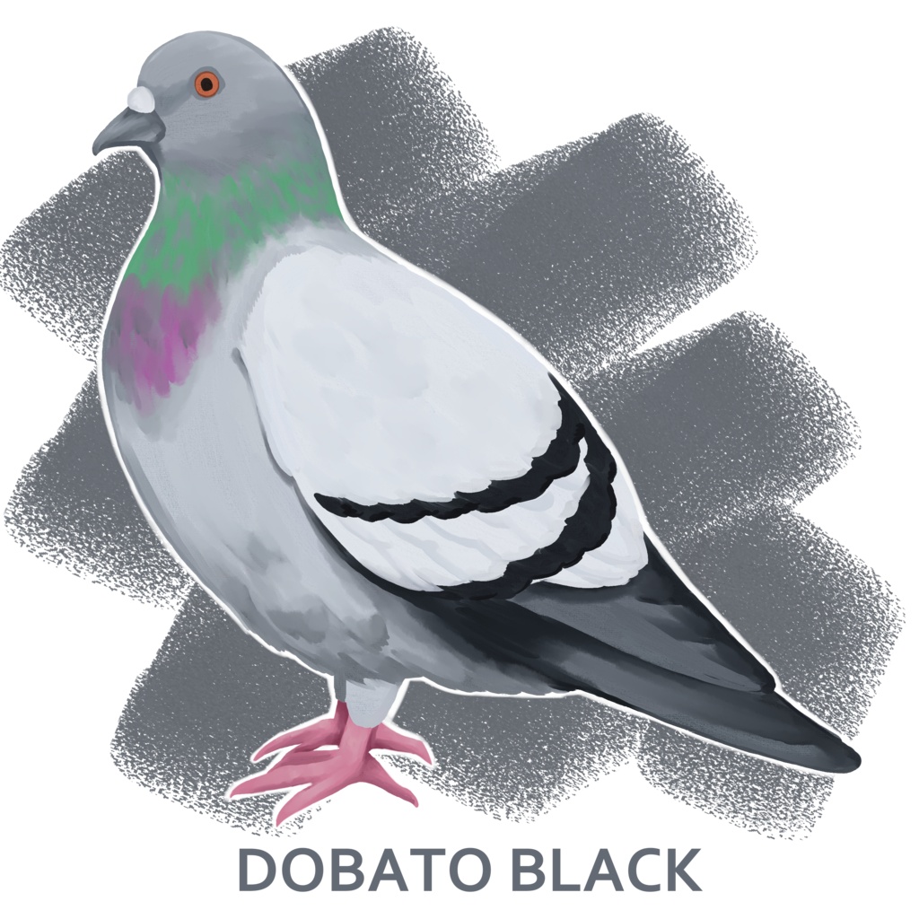 推し鳥カラートートバッグ