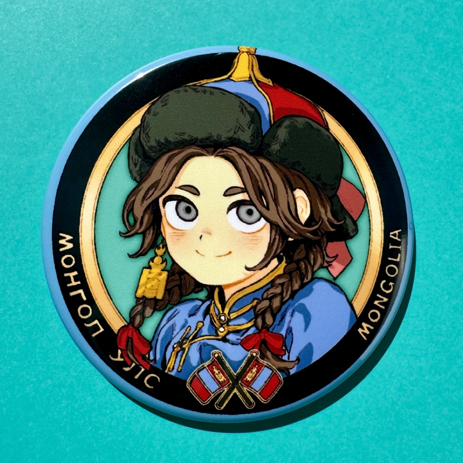 もんごるたん缶バッジ