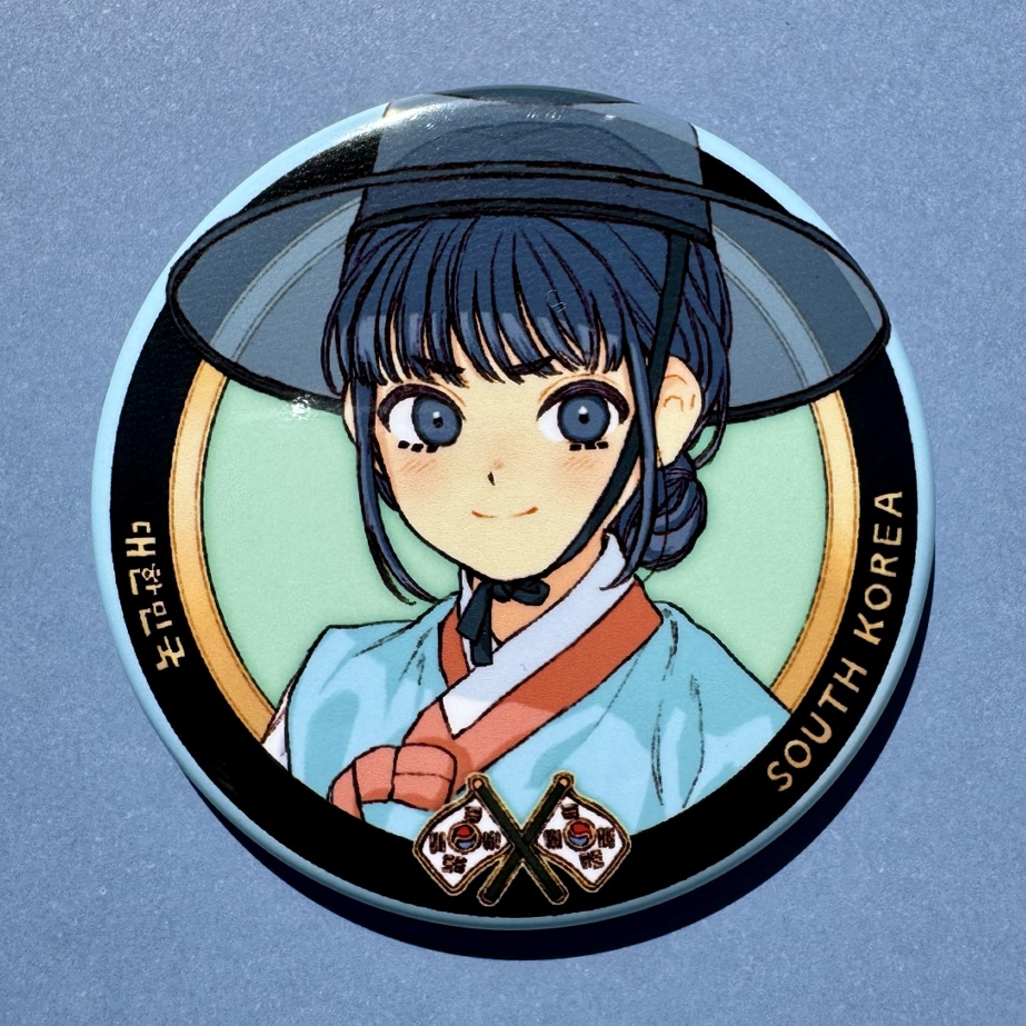 かんこくさん缶バッジ