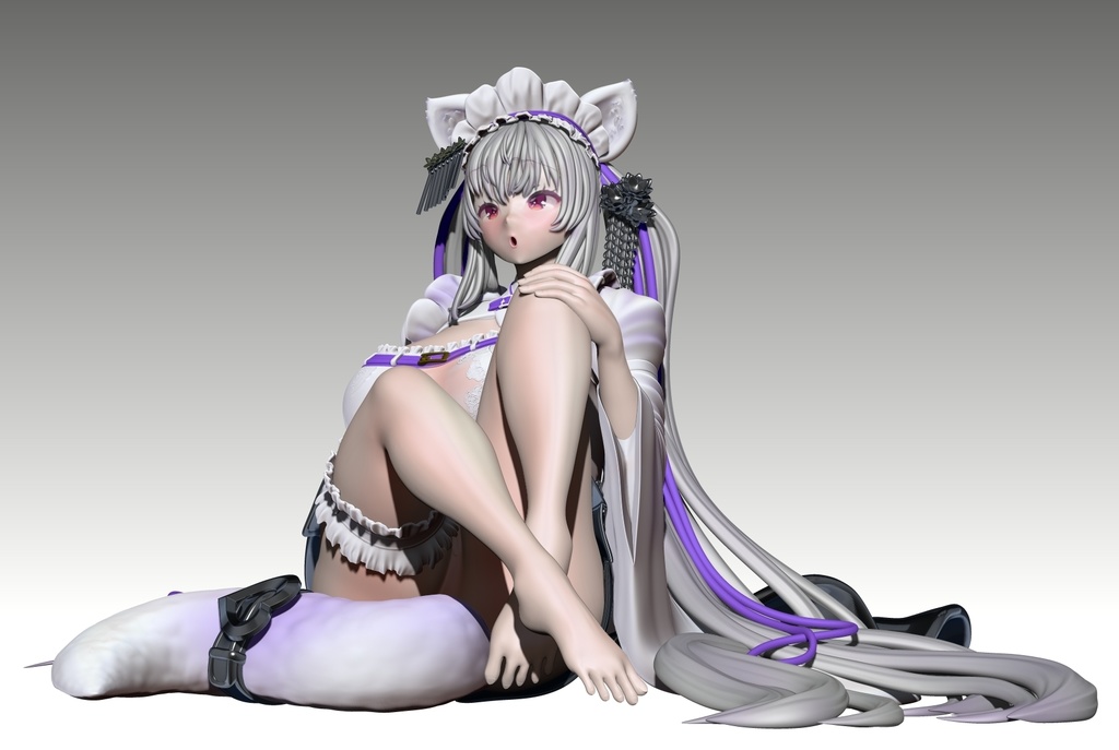 都みゆり 1/6or1/4スケール3Dプリンターキット