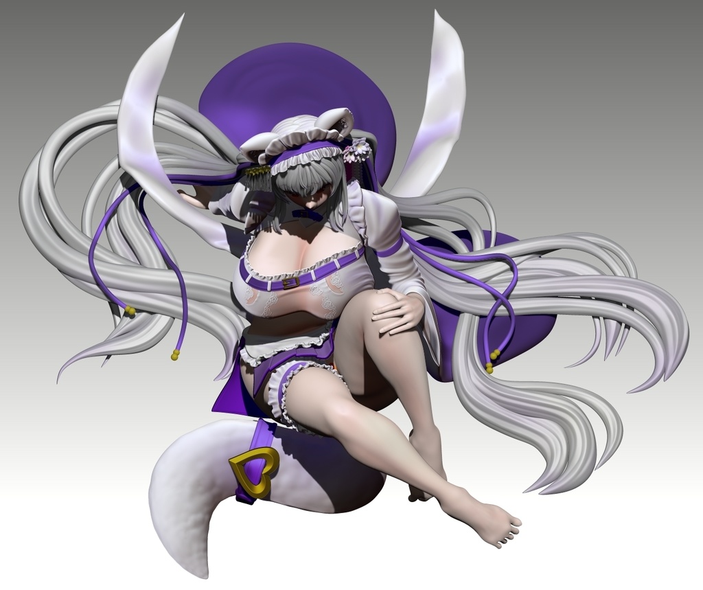 都みゆり 1/6or1/4スケール3Dプリンターキット