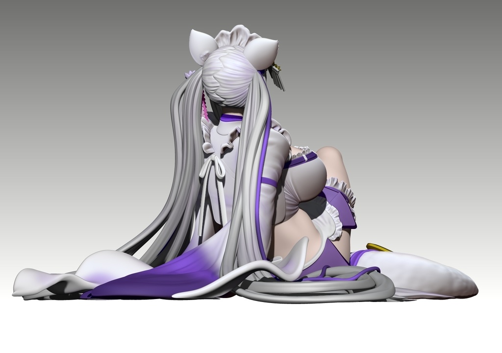 都みゆり 1/6or1/4スケール3Dプリンターキット