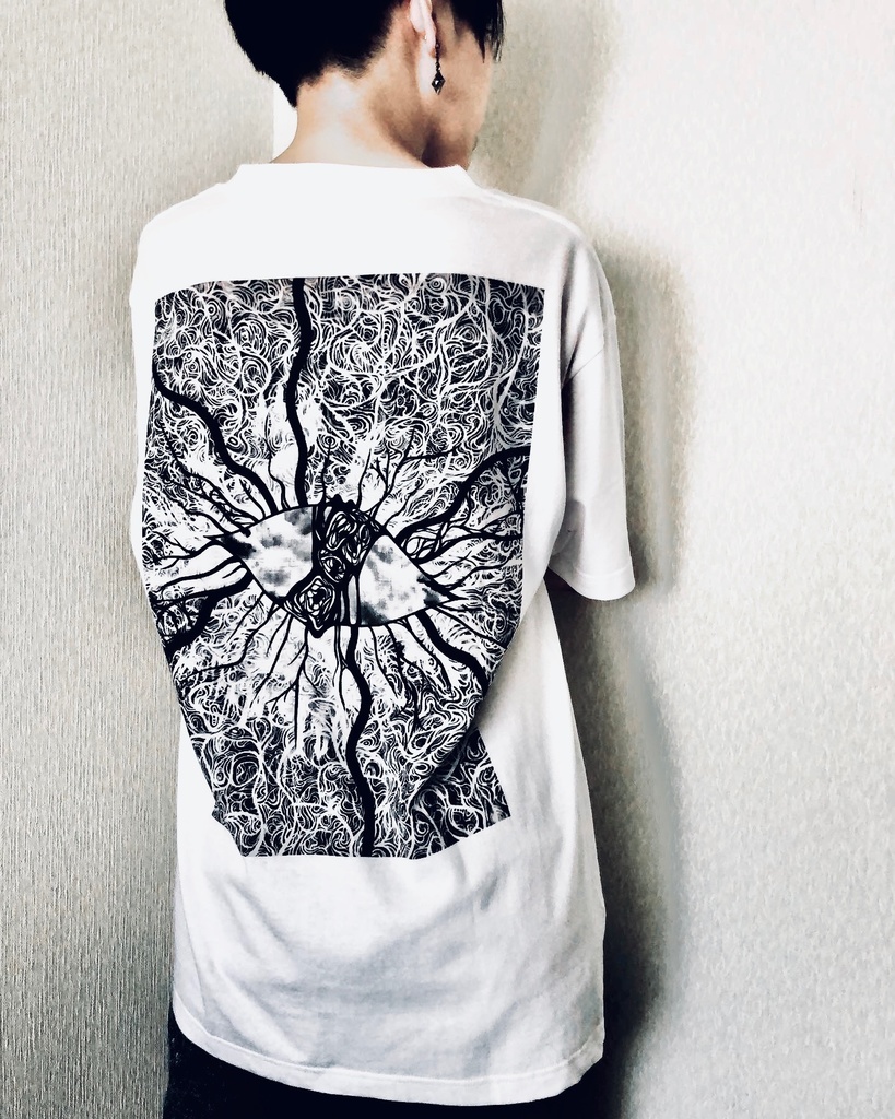 【意思】Tシャツ(柄背面)