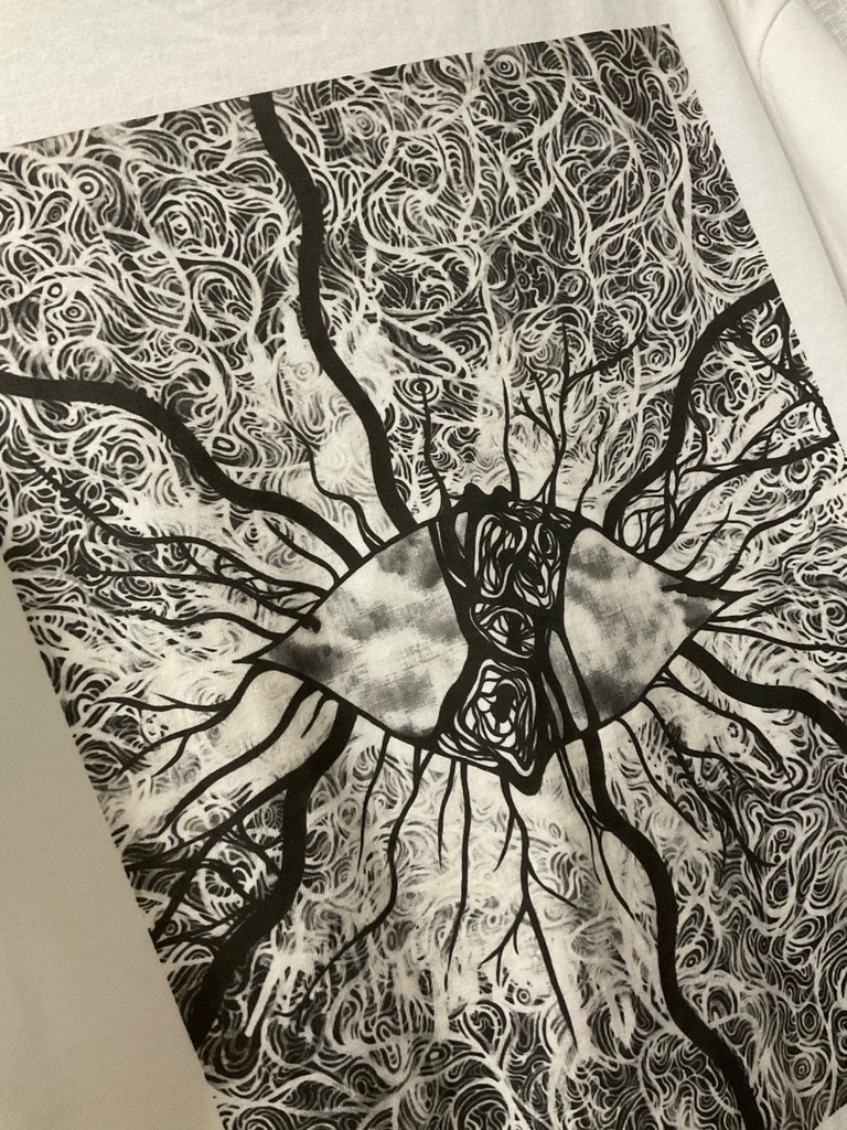 【意思】Tシャツ(柄背面)