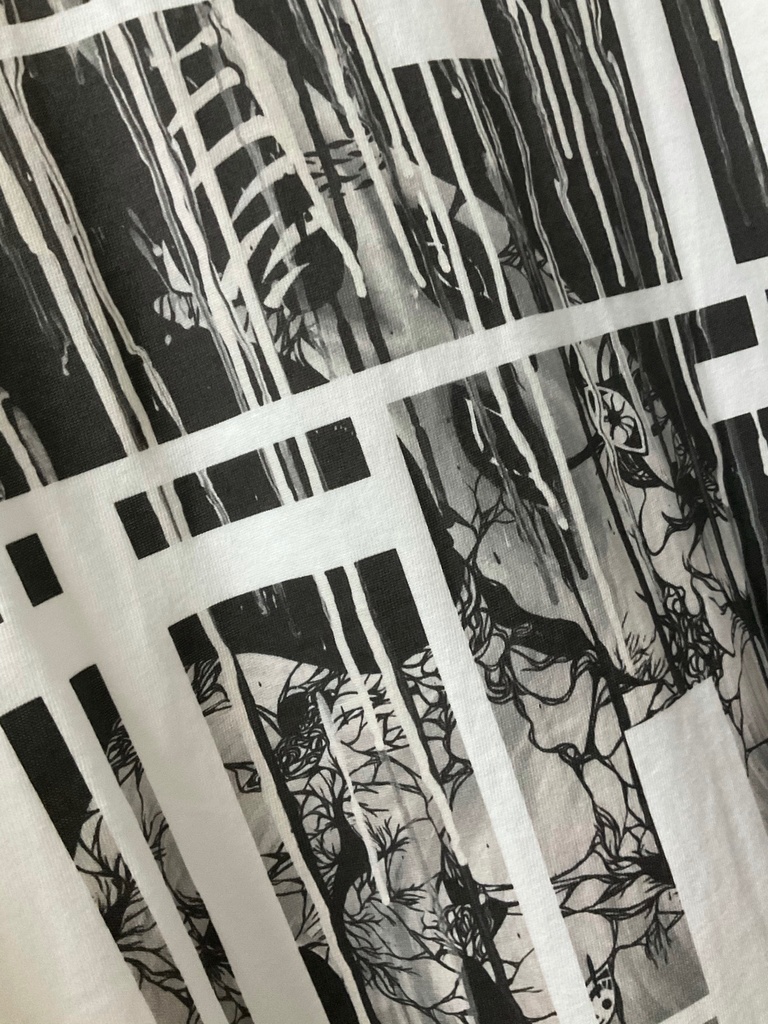 【封印】arrange Tシャツ(柄背面)