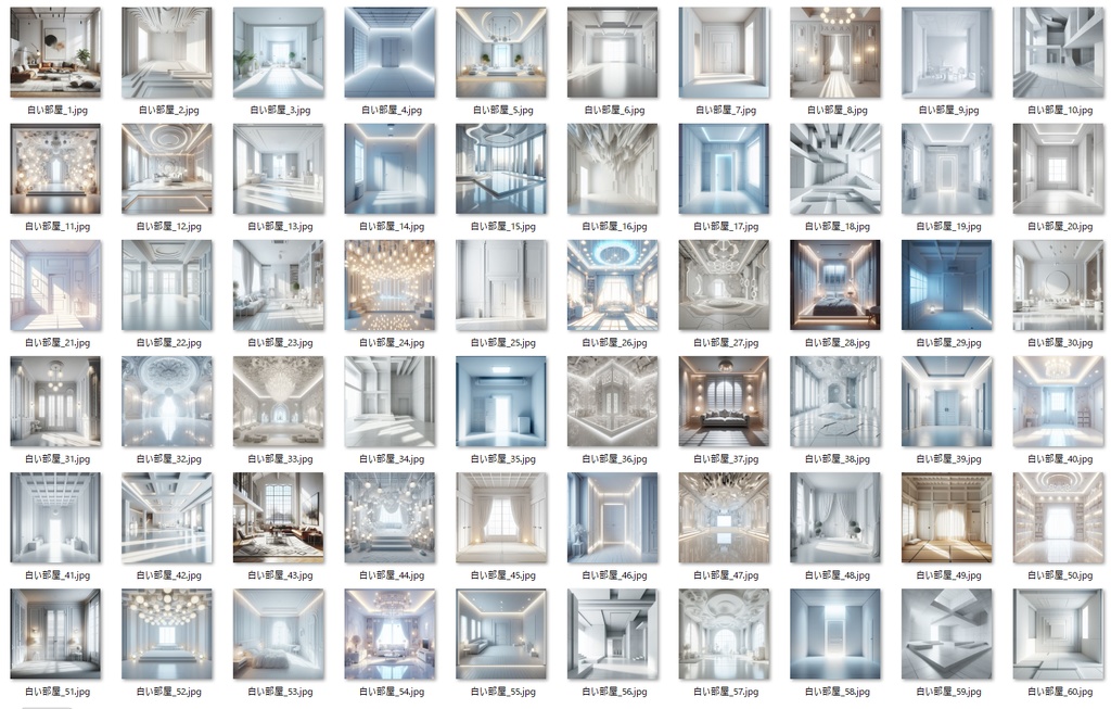 【背景画像】白い部屋1