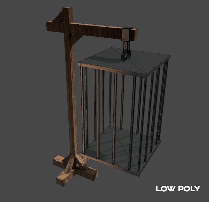 Cage with hanger (吊り下げ式ケージ)