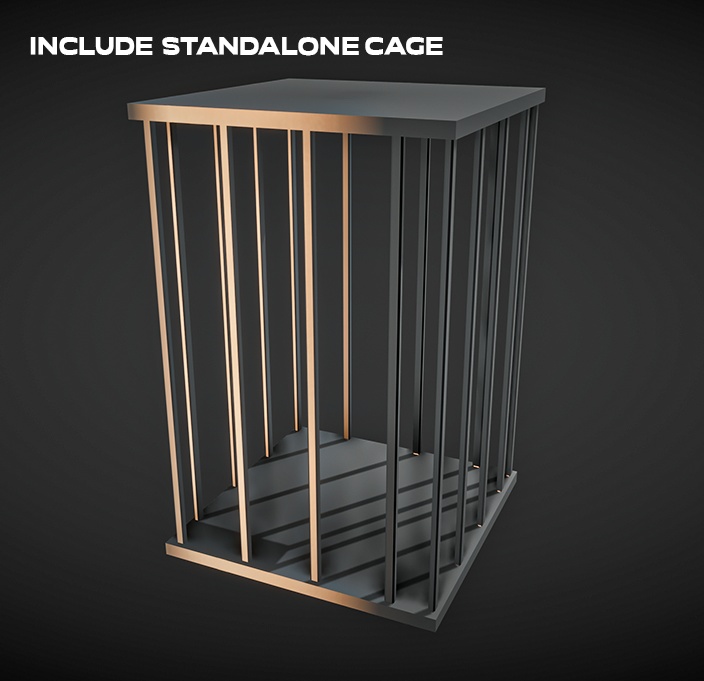 Cage with hanger (吊り下げ式ケージ)