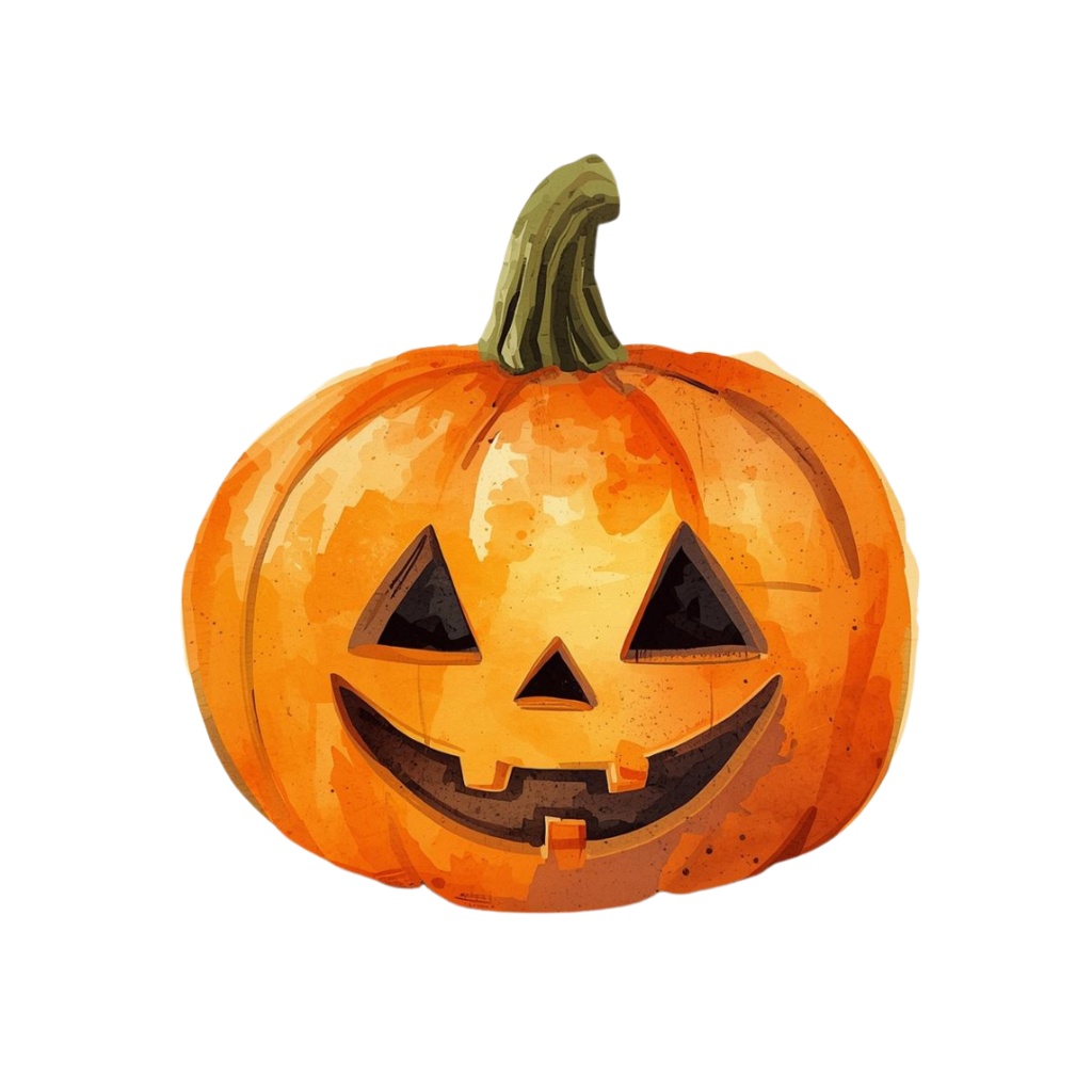 ハロウィンクリップアートセット ①― キモかわコレクション10点 PNG背景透過