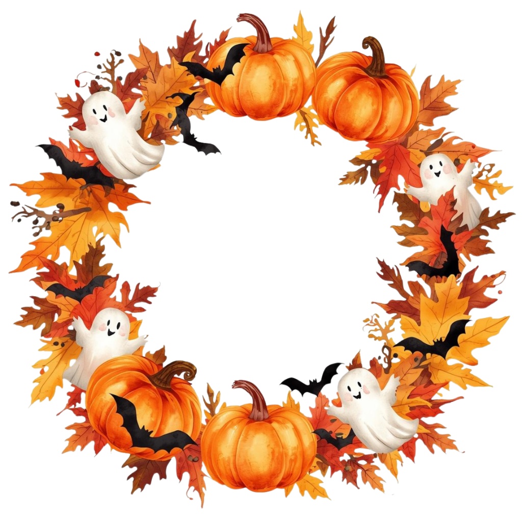 ハロウィンクリップアートセット ①― キモかわコレクション10点 PNG背景透過
