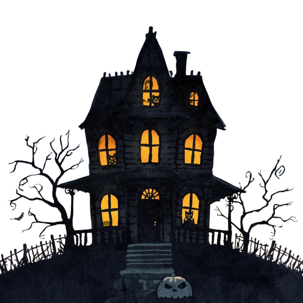 ハロウィンクリップアートセット ①― キモかわコレクション10点 PNG背景透過