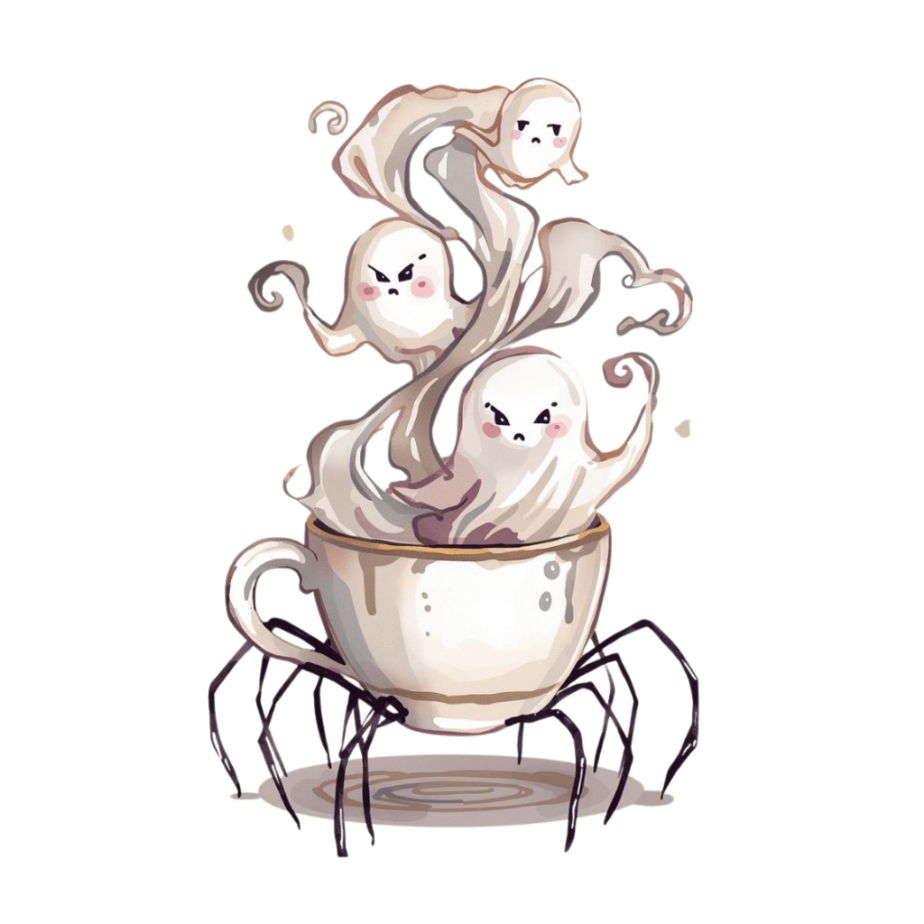 ハロウィンクリップアートセット ①― キモかわコレクション10点 PNG背景透過