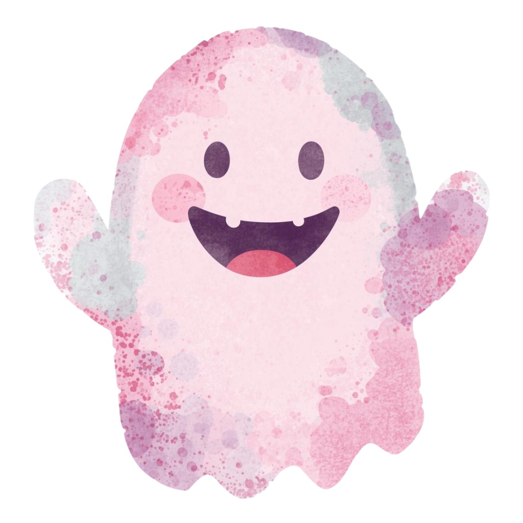 ハロウィンクリップアートセット②−キモかわコレクション10点 PNG背景透過