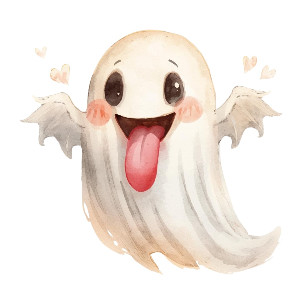 ハロウィンクリップアートセット②−キモかわコレクション10点 PNG背景透過