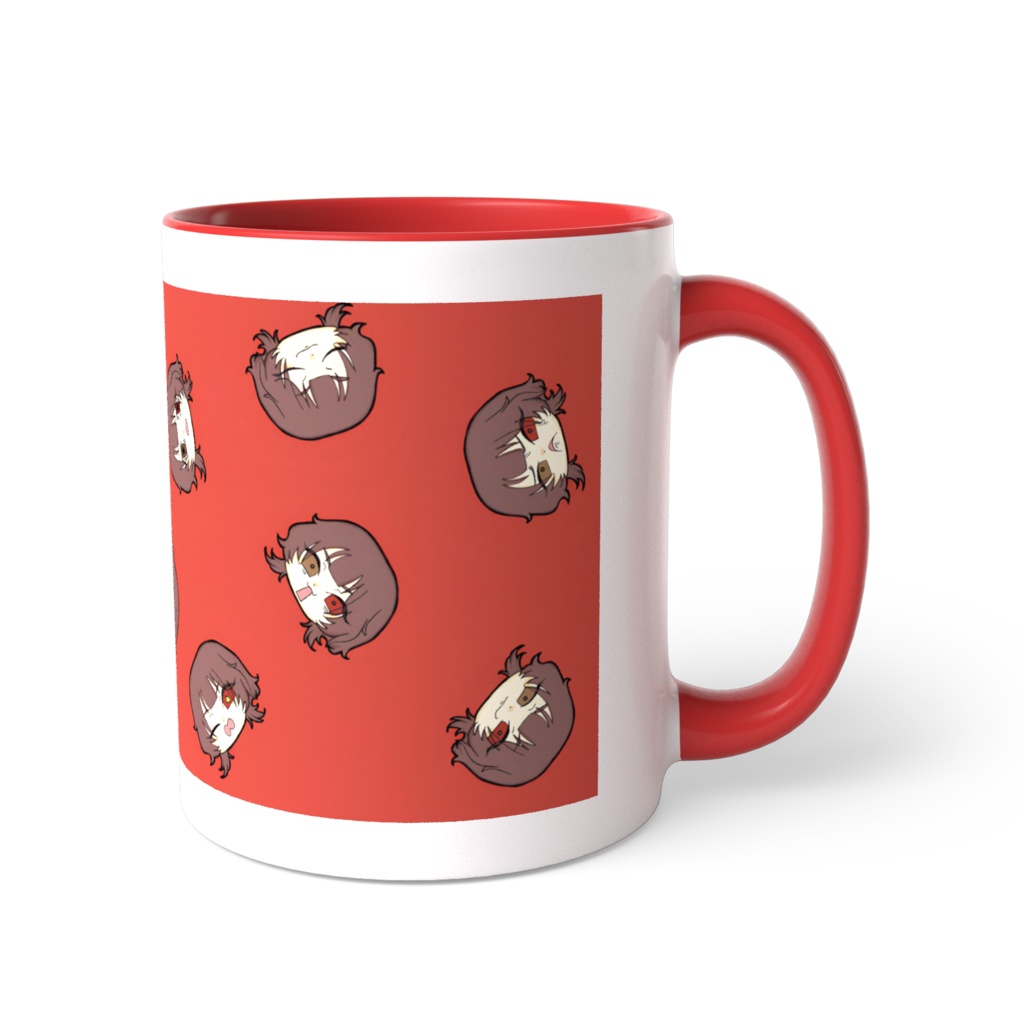 お顔マグカップ