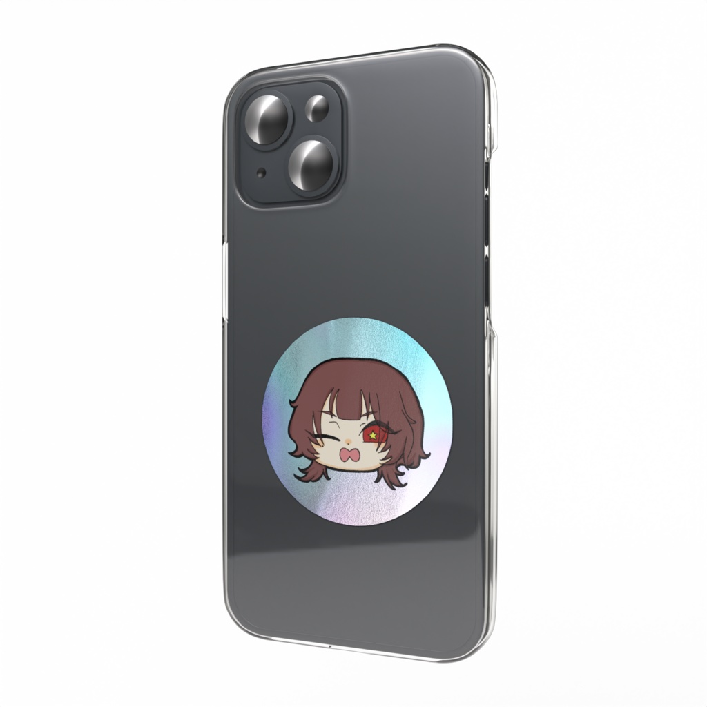 お顔ステッカー【オーロラ】