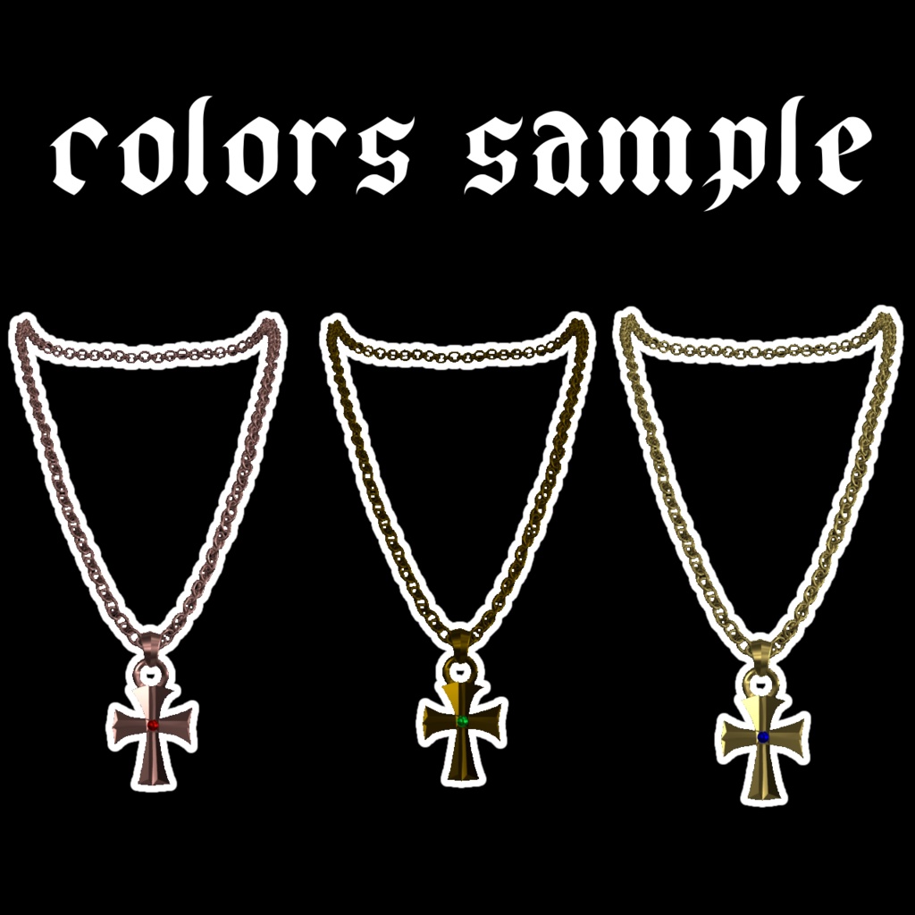 【揺れる】cross neckless
