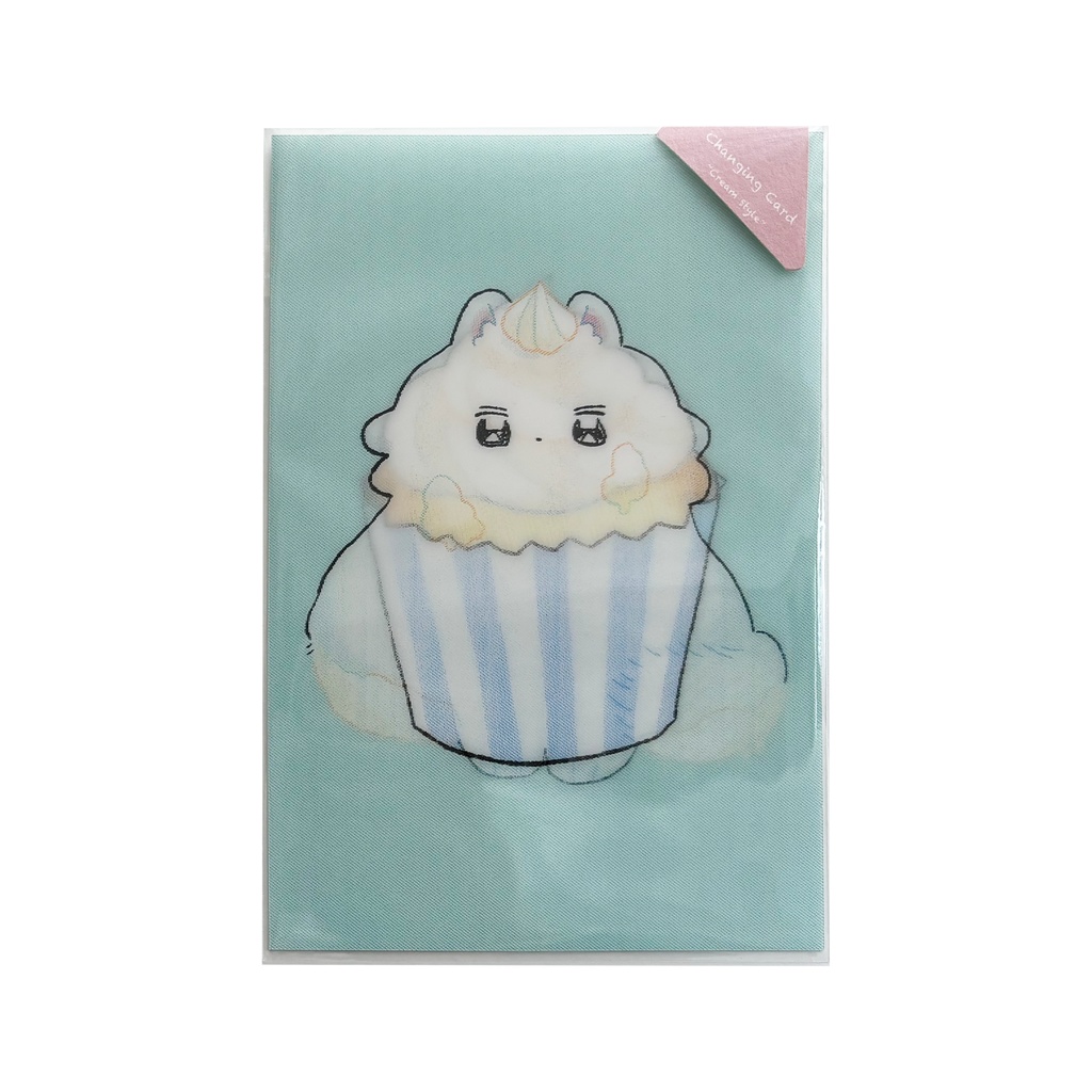 スイーツに見えてくるポストカード-CREAM style-