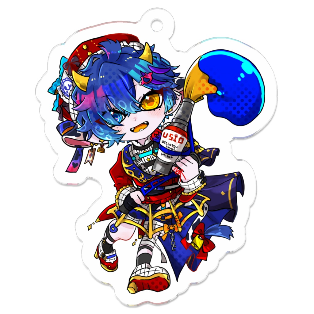 🌟イカちゃんうしおアクキー(パブロ)