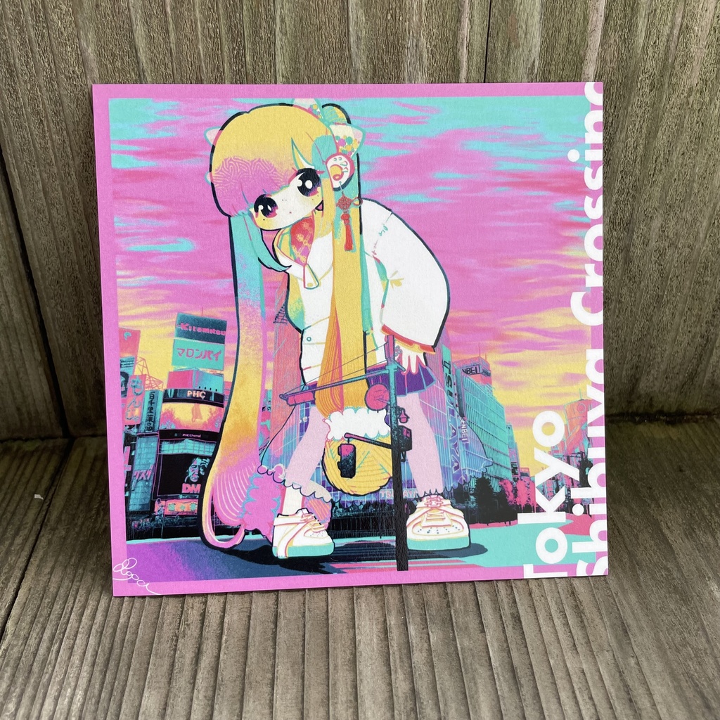 【CDサイズポストカード】TOKYO SHIBUYA GIRL