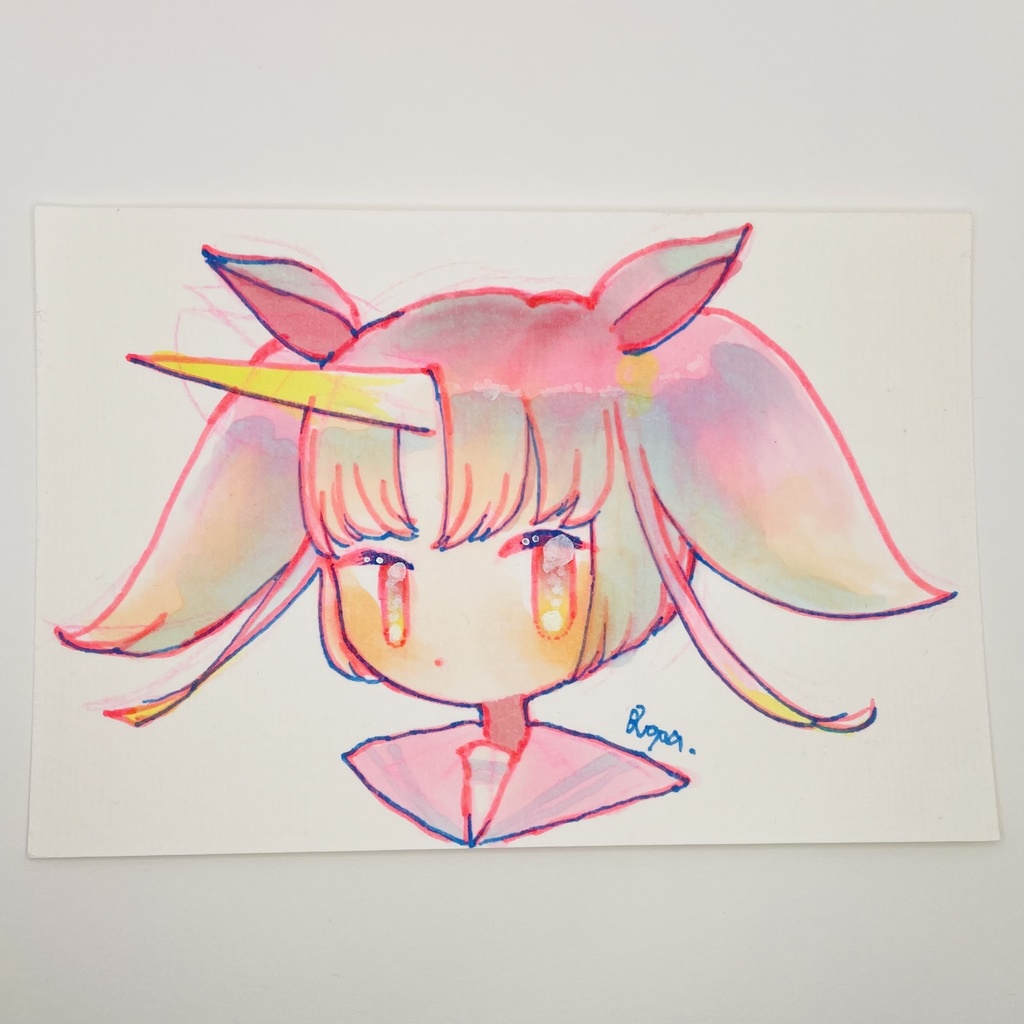 【原画】ユニコーンのゆに子ちゃん🦄