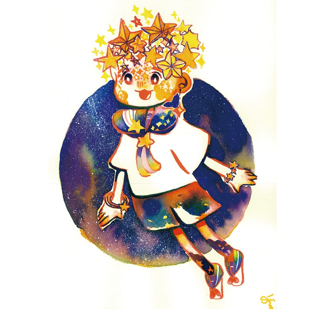 【原画】星屑から生まれた子💫