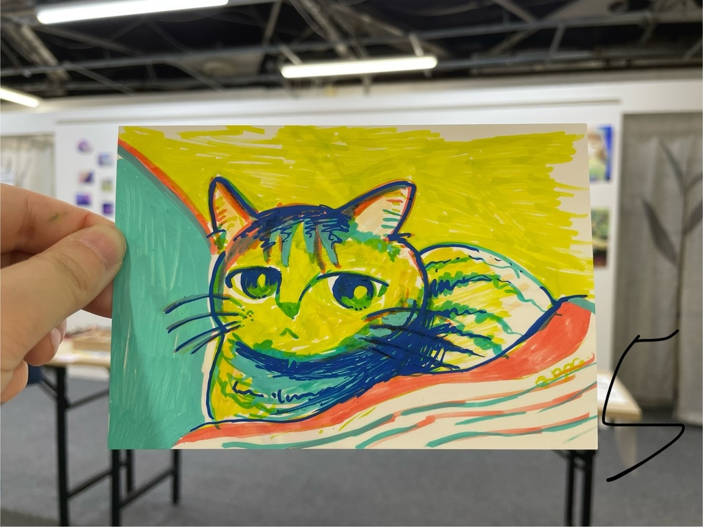 【ハガキ原画】手描きイラストオーダー