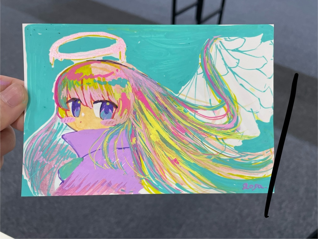 【ハガキ原画】手描きイラストオーダー