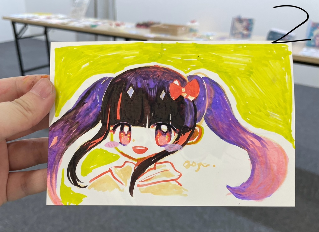 【ハガキ原画】手描きイラストオーダー