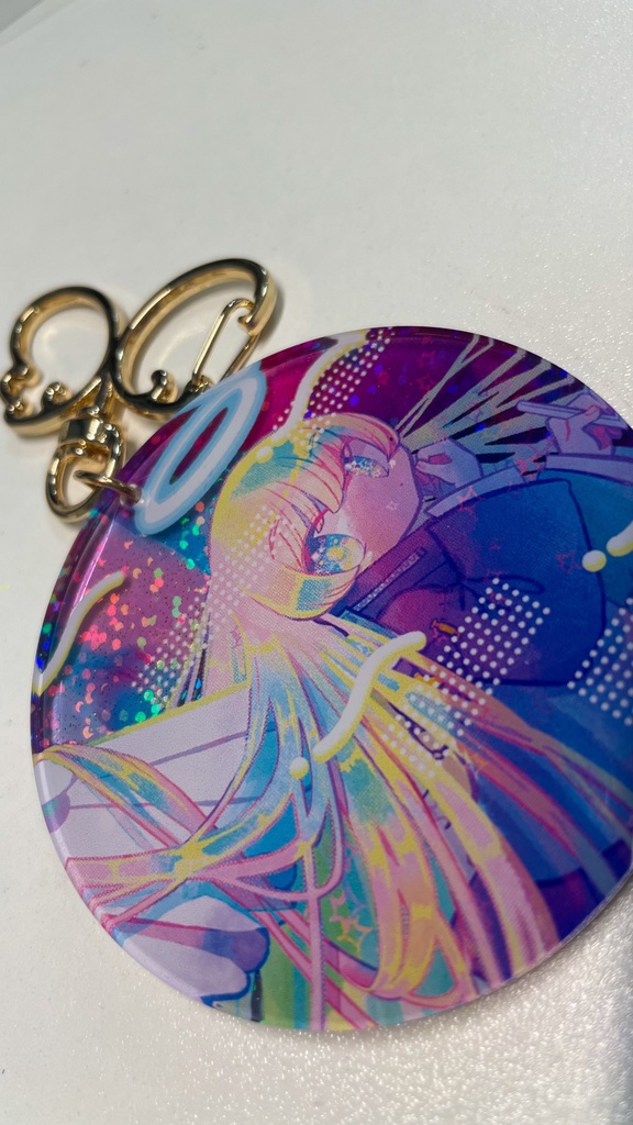 ラメドロップアクキー