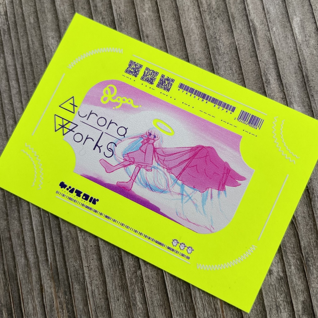 🆕蛍光ステッカー