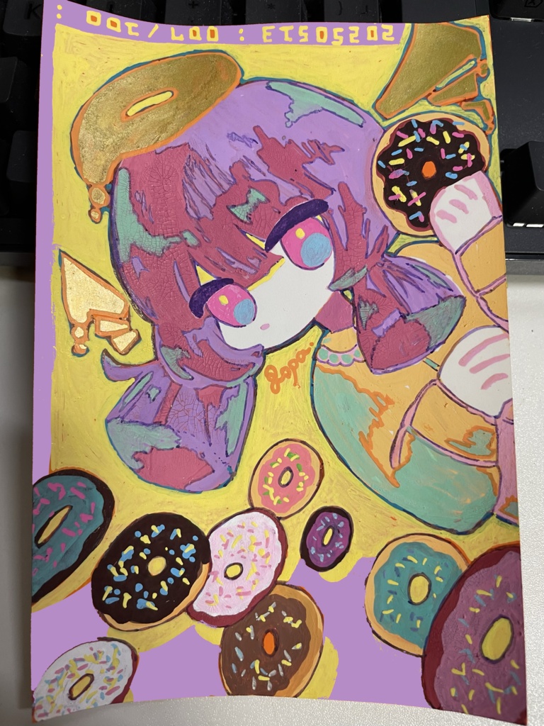 【原画】天使もドーナツがお好き🍩
