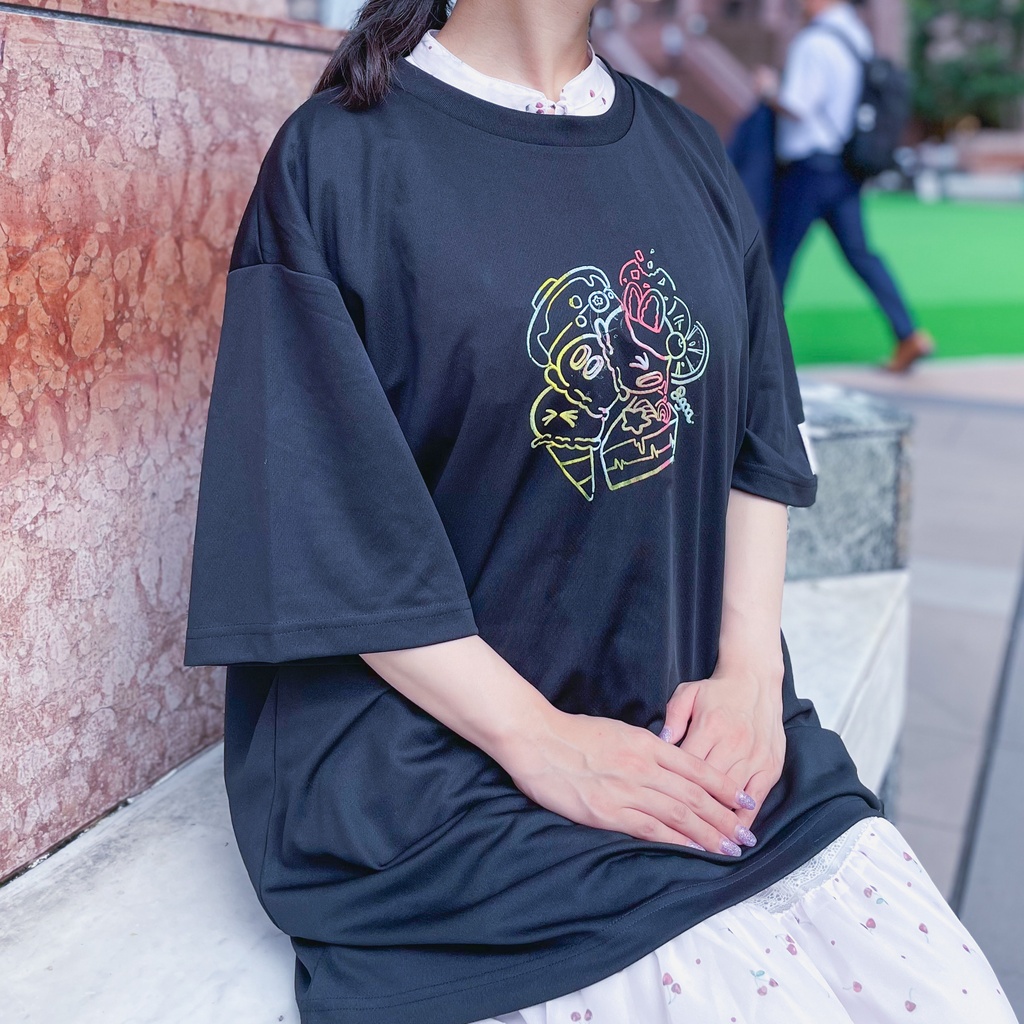 カラフルプリント🍨ドライTシャツ