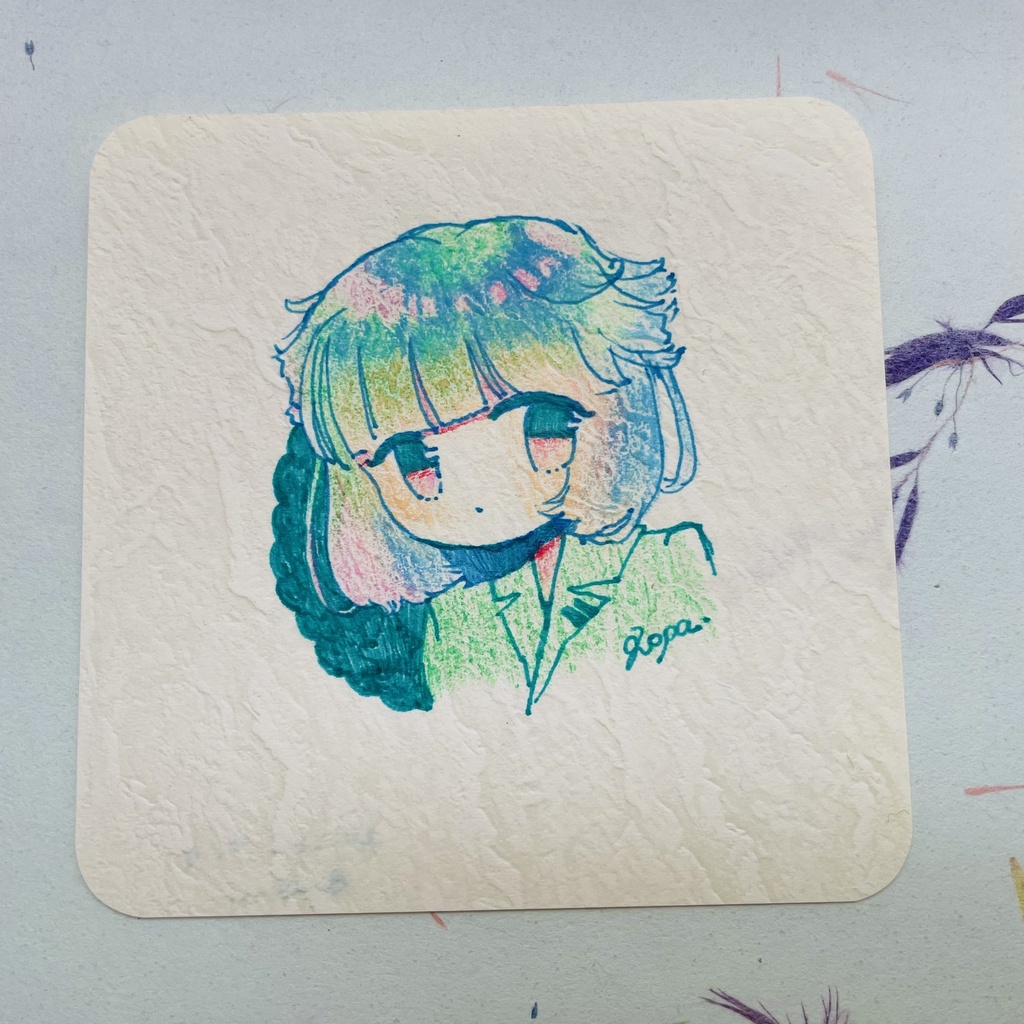 【原画】緑の少女