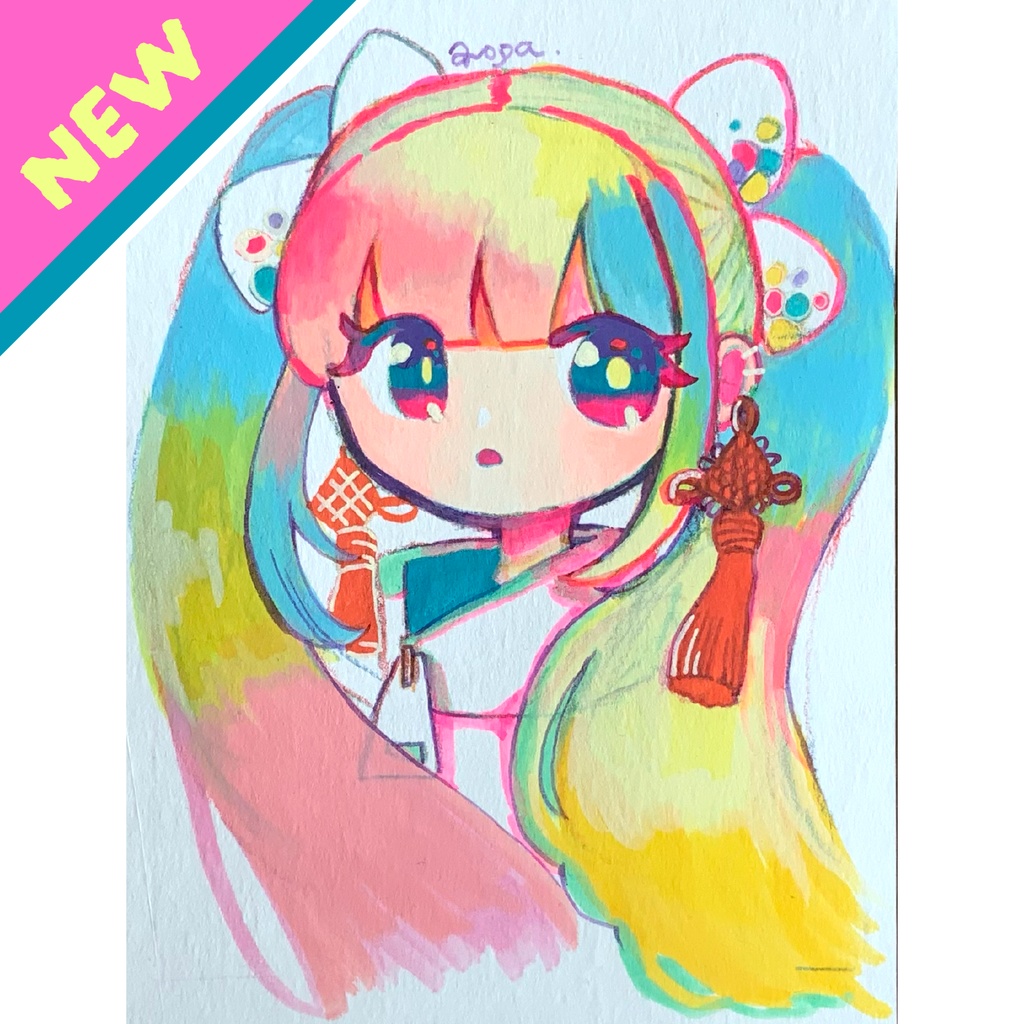 【2026アニケット新作原画】ツインテちゃん