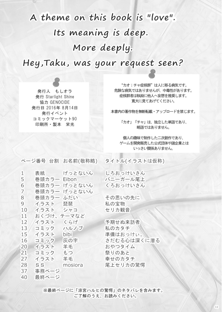 【カオ;チャ・シンドローム!】タイプ:ハッピー尾上世莉架