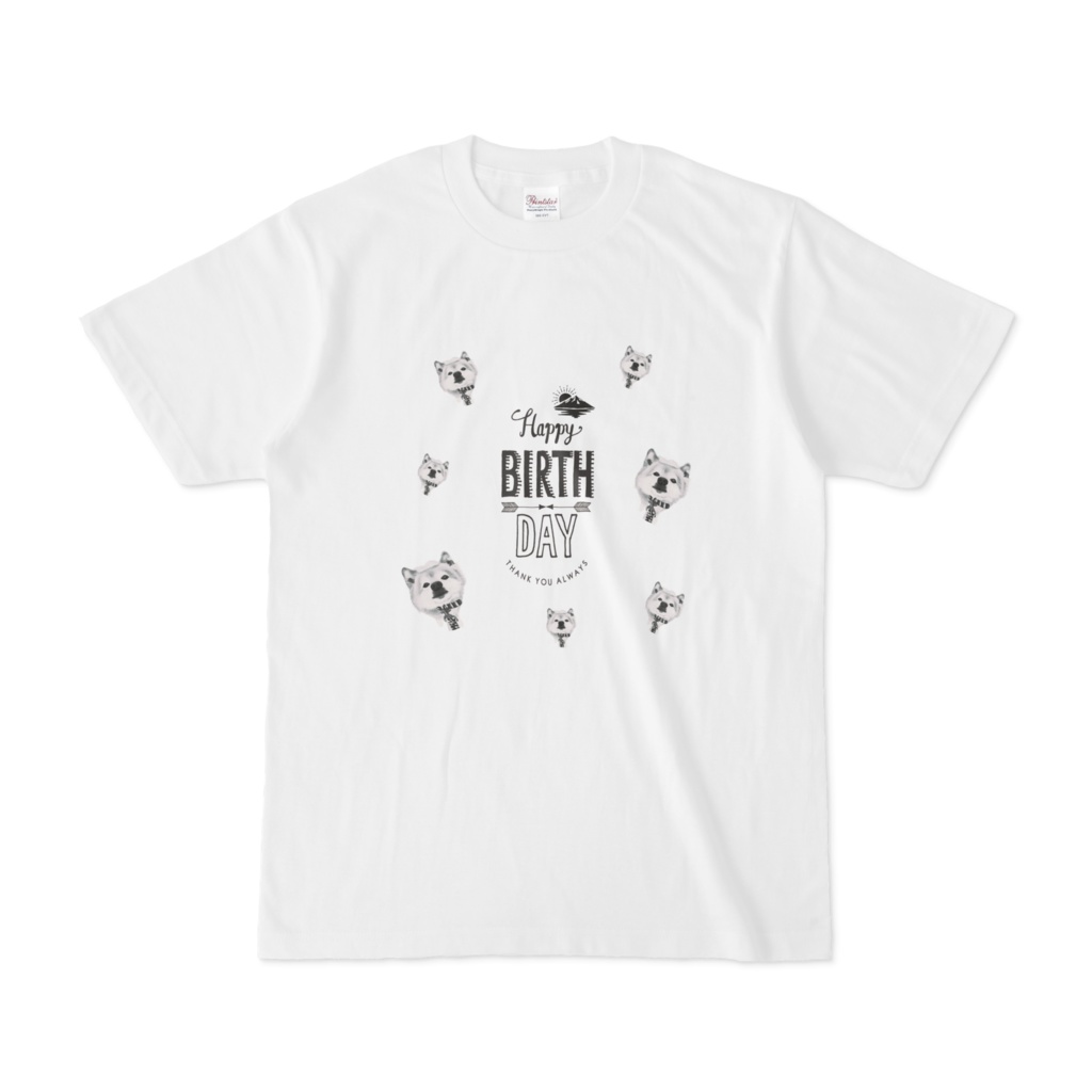 ワンちゃんTシャツ ホワイト