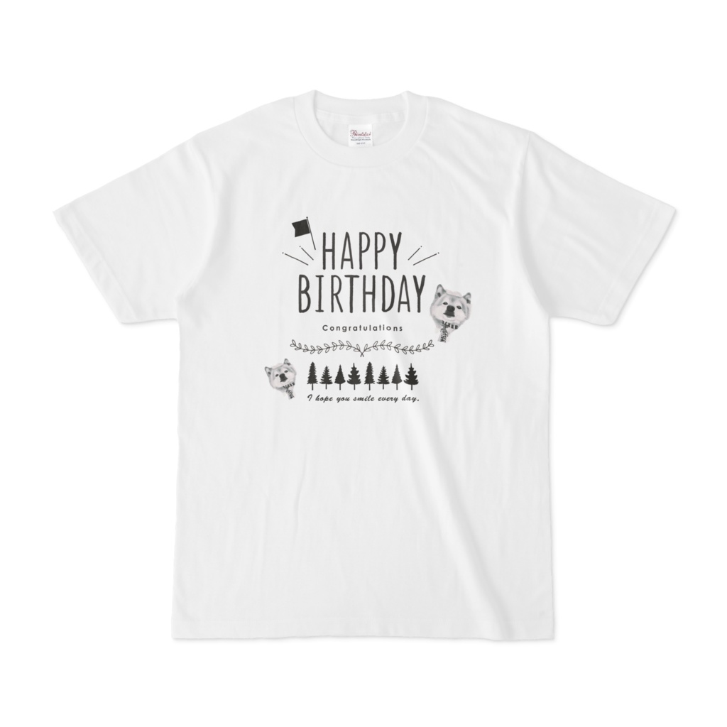 ワンちゃんTシャツ ホワイト