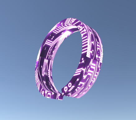 【VRChat想定/無料有】Cyber Bangle / 光るサイバーバングル【Modular Avatar対応】