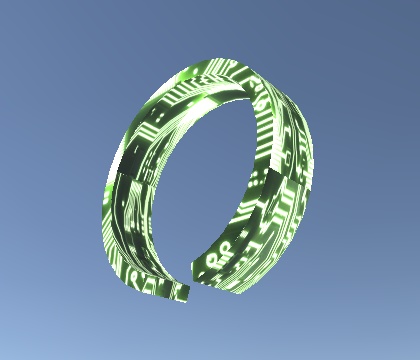 【VRChat想定/無料有】Cyber Bangle / 光るサイバーバングル【Modular Avatar対応】
