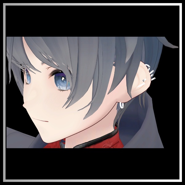 【VRChat想定】蛍光灯ピアス【5種】