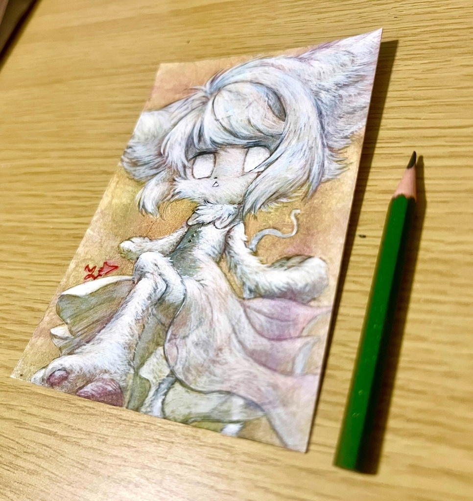 【はがき付き】サイン入りアナログ原画