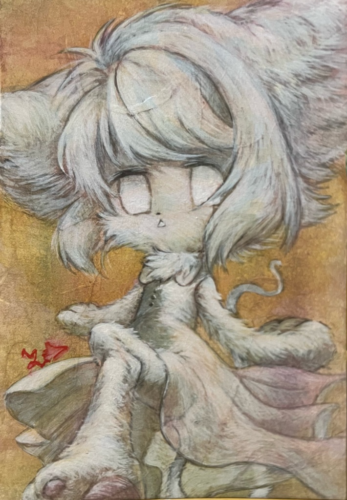 【はがき付き】サイン入りアナログ原画